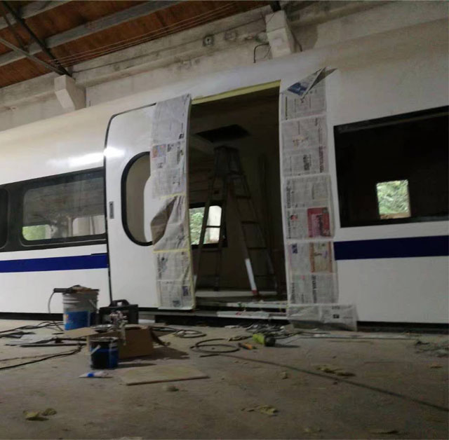 长垣市高铁模型